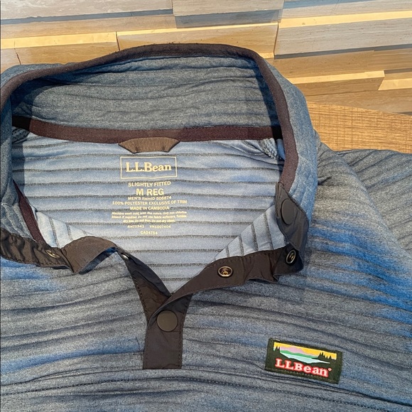 L.L. Bean Men's Blue Airlight Pullover Jacket, Size M, NWOT - Picture 4 of 5